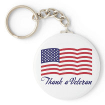 Thank a Veteran Keychain