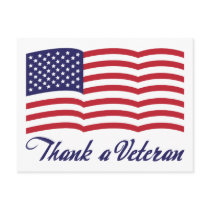 Thank a Veteran Postcard