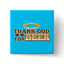 THANK GOD FOR BEER design from The Beer Shop Pin