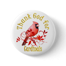 Thank God for Cardinals Pins