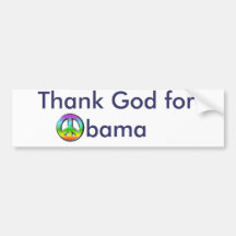 Thank God for Obama Bumper Stickers