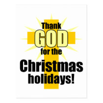 Thank God for the Christmas Holiday postcards