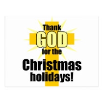 Thank God for the Christmas Holiday postcards