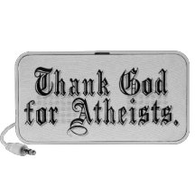 Thank God I'm an Atheist Portable Speakers