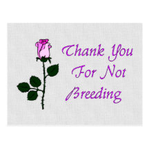 Thank Non-Breeders Post Card