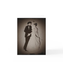 Thank You Antique Wedding Greeting Cards