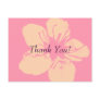 "Thank You!" Apple Blossom Illustration Postcard
