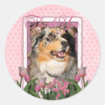 Thank You - Australian Shepherd - Dustine Sticker