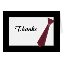 THANK YOU Best Man, etc Greeting Cards