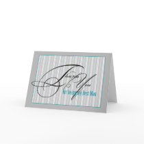 thank you bestman greeting cards