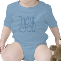 Thank You Blue Baby T-shirt