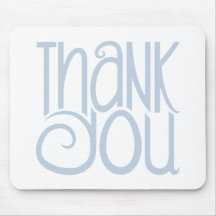 Thank You Blue Mousepad