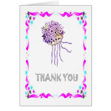 Thank you - Bouquet Card
