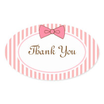 Thank You Bow Stickers