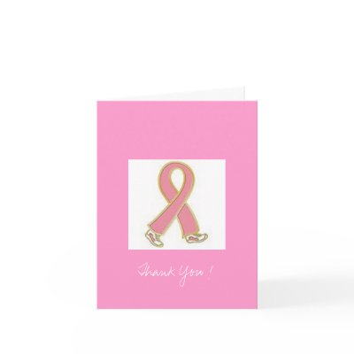 Thank You,breast cancer Greeting Card by christ4me