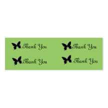 thank you butterfly business card templates