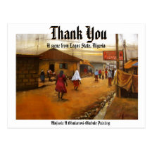 THANK YOU by Mojisola A Gbadamosi-Okubule Post Card