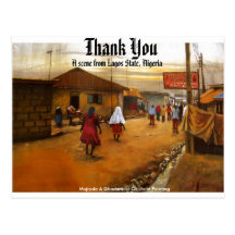 THANK YOU by Mojisola A Gbadamosi-Okubule Post Cards