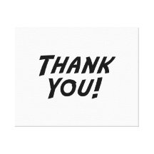 Thank You Canvas Print