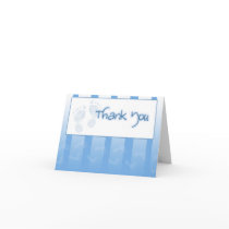 Thank you card - Boy baby shower
