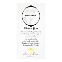 Thank-you Card (Engagement/Wedding/Anniversary) Photo Card Template