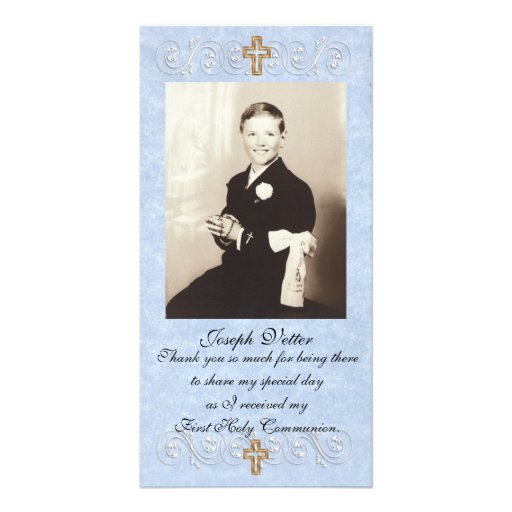 Thank you card First Communion Photo Cards