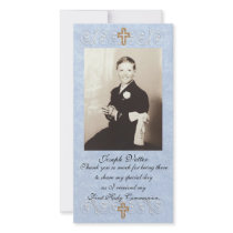 Thank you card First Communion Photo Cards