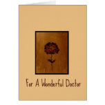 Thank You Card For A Wonderful Doctor