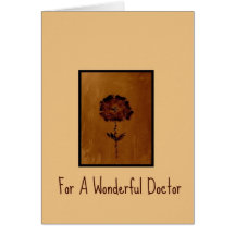 Thank You Card For A Wonderful Doctor