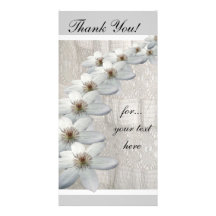 Thank You Card Pack of 10 Personalized Photo Card