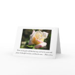 Thank You Card (Rose)