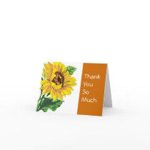 Thank You Card- Sunflower