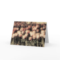 Thank You Card (Tangerine Breeze Print) blank note