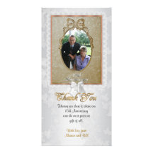 Thank you card with photo customized photo card