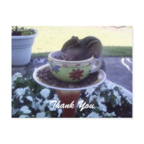 "Thank You" Chippy the Chipmunk Postcard