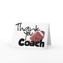 Thank You Coach, Football Greeting Cards