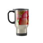 Thank You! Coffee Travel Mug gifts Red White Rose