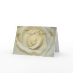 Thank you Cream Rose Cards