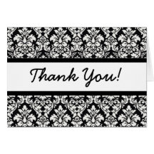 Thank You (customize font & colour) Cards