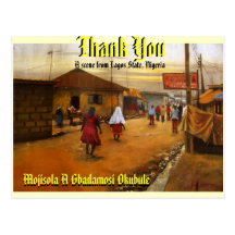 THANK YOU - Customized Postcards