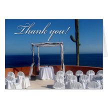 Thank you destination wedding design cards