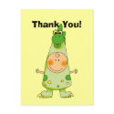 Thank You! (dragon costume) postcards