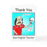 Thank you - English Teacher cards