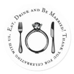 Thank You Favour Sticker | Eat, Drink & Be Married