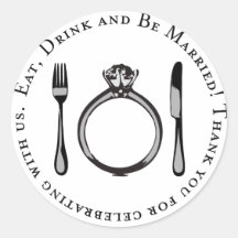 Thank You Favour Sticker | Eat, Drink & Be Married