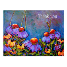 Thank You Flower Postcard