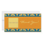 Thank You Flowers 1 Photo Card Template photo cards
