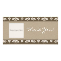 Thank You Flowers 7 Photo Card Template