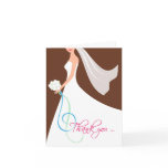 Thank you for being my bridesmaid - Chocolate Greeting Card