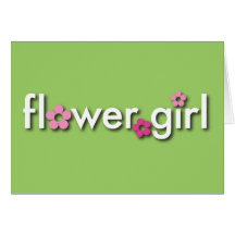 Thank You For Being My Flowergirl! Card